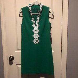 Vince Camuto Green Sleeveless Dress